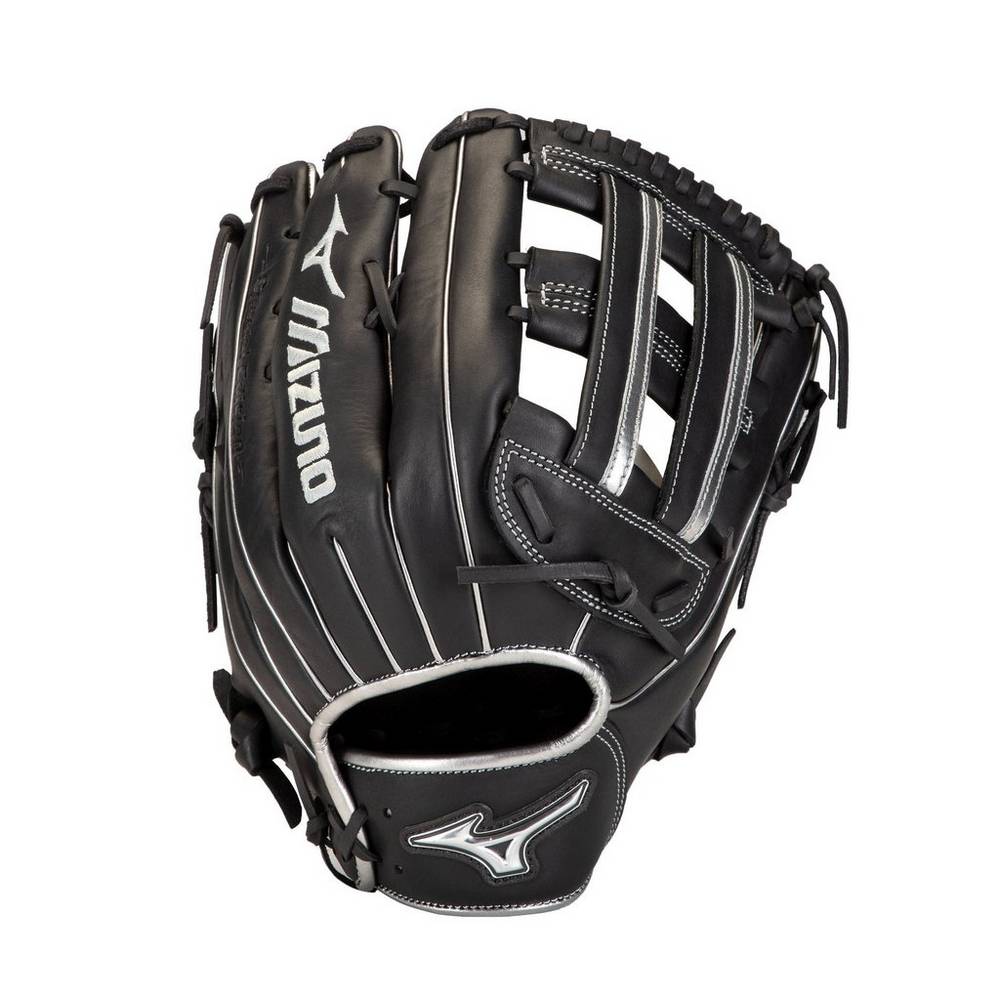 Luva Mizuno Softball MVP Prime SE Slowpitch 13" - Homem - Pretas/Prateadas - MUCXL0879